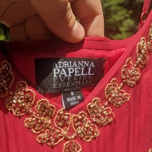 Beaded red dress
